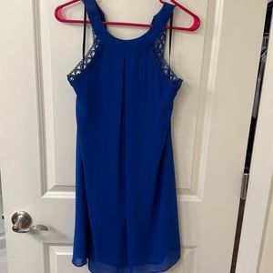 Blue dress
